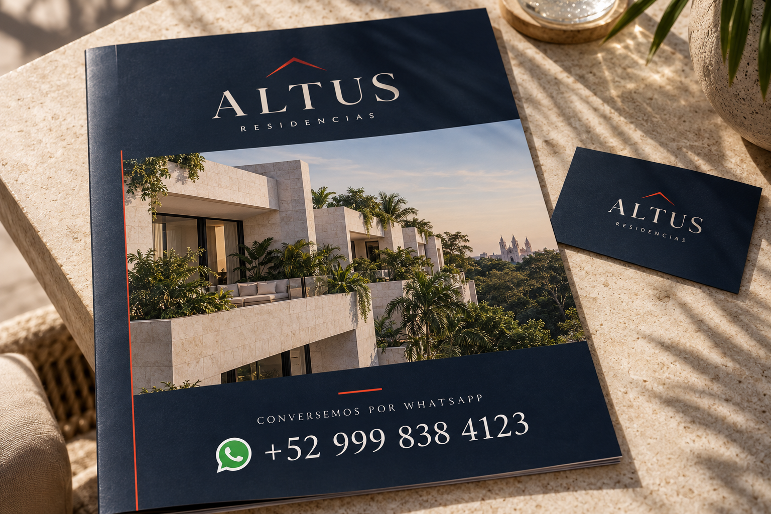 Ejemplo de anuncio Altus para iniciar una conversación por WhatsApp